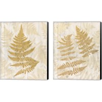 Framed Golden Fern 2 Piece Canvas Print Set