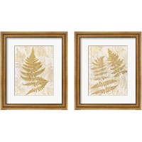 Framed Golden Fern 2 Piece Framed Art Print Set