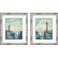 Framed 'Northeastern Breeze 2 Piece Framed Art Print Set' border=