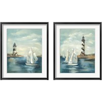 Framed 'Northeastern Breeze 2 Piece Framed Art Print Set' border=