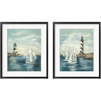 Framed 'Northeastern Breeze 2 Piece Framed Art Print Set' border=