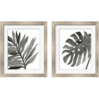 Framed 'Tropical Palm 2 Piece Framed Art Print Set' border=