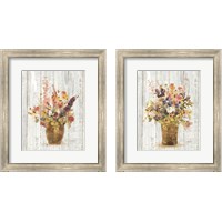 Framed Wild Flowers in Vase 2 Piece Framed Art Print Set