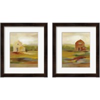 Framed 'Hillside Barn 2 Piece Framed Art Print Set' border=