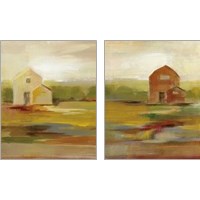 Framed Hillside Barn 2 Piece Art Print Set