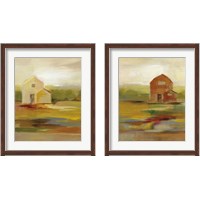 Framed 'Hillside Barn 2 Piece Framed Art Print Set' border=