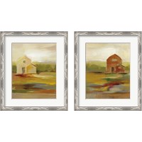 Framed 'Hillside Barn 2 Piece Framed Art Print Set' border=