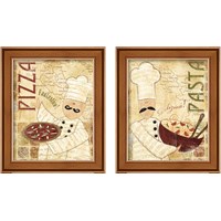 Framed Pizza & Pasta 2 Piece Framed Art Print Set