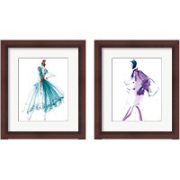 Framed Colorful Fashion 2 Piece Framed Art Print Set