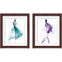 Framed Colorful Fashion 2 Piece Framed Art Print Set