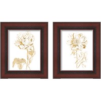 Framed 'Gilded Botanical 2 Piece Framed Art Print Set' border=