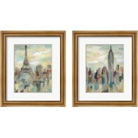 Framed City Impression 2 Piece Framed Art Print Set