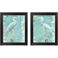 Framed Coastal Egret 2 Piece Framed Art Print Set