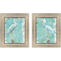 Framed Coastal Egret 2 Piece Framed Art Print Set