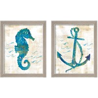 Framed 'On the Wave 2 Piece Framed Art Print Set' border=