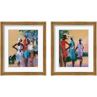 Framed 'Saturday Morning 2 Piece Framed Art Print Set' border=