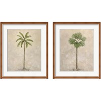 Framed 'Palm Tree 2 Piece Framed Art Print Set' border=