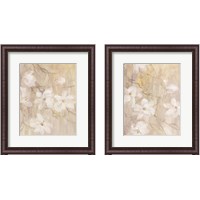 Framed 'Magnolias 2 Piece Framed Art Print Set' border=