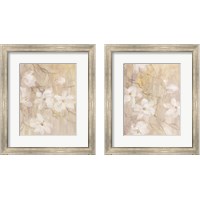 Framed 'Magnolias 2 Piece Framed Art Print Set' border=