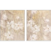 Framed 'Magnolias 2 Piece Art Print Set' border=