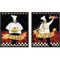 Framed 'Bon Appetit 2 Piece Framed Art Print Set' border=