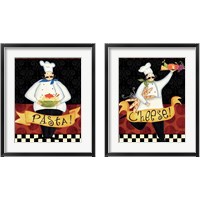 Framed 'Bon Appetit 2 Piece Framed Art Print Set' border=