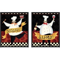 Framed 'Bon Appetit 2 Piece Framed Art Print Set' border=