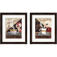 Framed 'Coffee 2 Piece Framed Art Print Set' border=