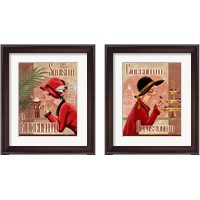 Framed 'Italian Chocolate 2 Piece Framed Art Print Set' border=