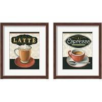 Framed 'Coffee Moment 2 Piece Framed Art Print Set' border=