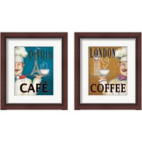 Framed 'Worlds Best Chef  2 Piece Framed Art Print Set' border=