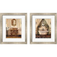 Framed 'Classical Bath 2 Piece Framed Art Print Set' border=