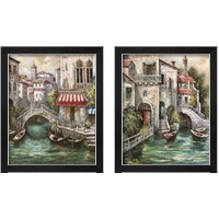 Framed 'Venetian Motif 2 Piece Framed Art Print Set' border=
