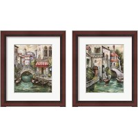 Framed 'Venetian Motif 2 Piece Framed Art Print Set' border=