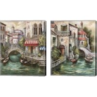 Framed 'Venetian Motif 2 Piece Canvas Print Set' border=