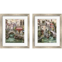 Framed 'Venetian Motif 2 Piece Framed Art Print Set' border=