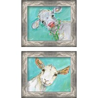 Framed Farm Animal 2 Piece Framed Art Print Set