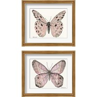 Framed Butterfly 2 Piece Framed Art Print Set