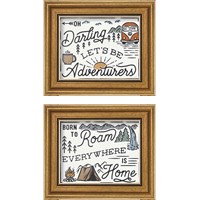 Framed Adventurous 2 Piece Framed Art Print Set