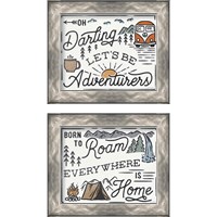 Framed Adventurous 2 Piece Framed Art Print Set