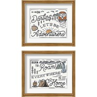 Framed 'Adventurous 2 Piece Framed Art Print Set' border=