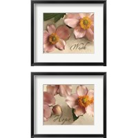 Framed 'Wish & Hope 2 Piece Framed Art Print Set' border=