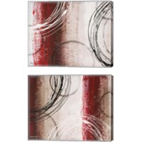 Framed Tricolored Gestures 2 Piece Canvas Print Set
