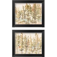 Framed 'Bosque Verde Brisa 2 Piece Framed Art Print Set' border=