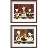 Framed 'Italian Chefs 2 Piece Framed Art Print Set' border=