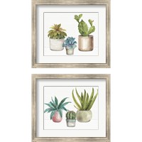 Framed Mixed Greens 2 Piece Framed Art Print Set