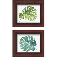 Framed 'Mixed Greens  2 Piece Framed Art Print Set' border=