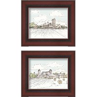 Framed Farm Memories Shiplap 2 Piece Framed Art Print Set