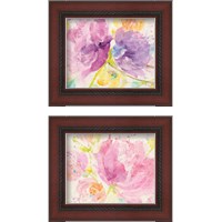 Framed Spring Abstracts Florals 2 Piece Framed Art Print Set