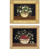 Framed 'Fruit Bowl 2 Piece Art Print Set' border=